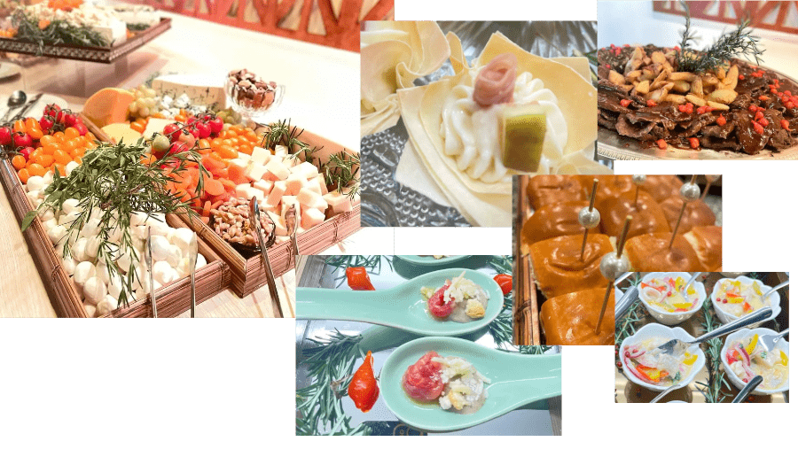 Gastronomia do Buffet Pinheiros